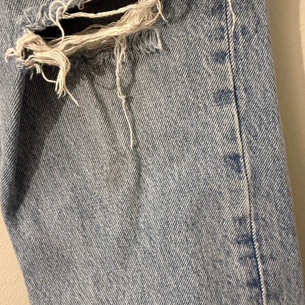 RE/DONE Ripped Straight Leg Jeans - Picture 6 of 6
